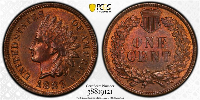 Cert 38819121 - Coin Image