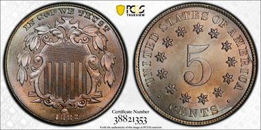 1882 5C MS67+