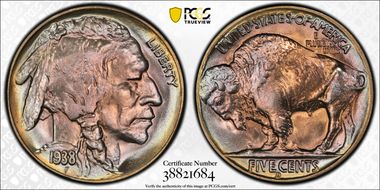 1938-D 5C Buffalo MS66