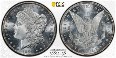 1891-CC $1 MS65