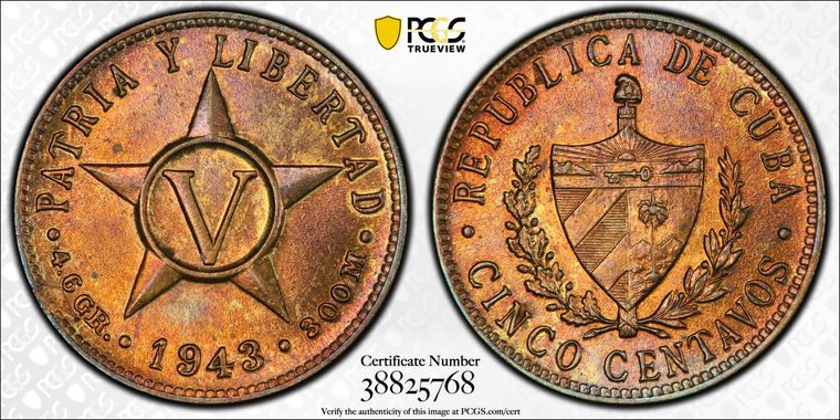 Cert 38825768 - Coin Image