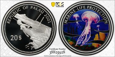 2001 $20 Jellyfish PR69DCAM