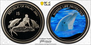 2004 $1 KM-72 Dolphin Head PR68DCAM