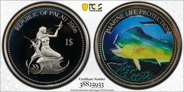 2006 $1 KM-128 Mahi Mahi PR69DCAM