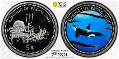 2003 $5 KM-105 Orca PR69DCAM