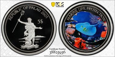 2005 $5 Stingray PR68DCAM