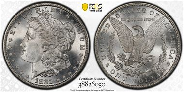 1881-S $1 MS67+