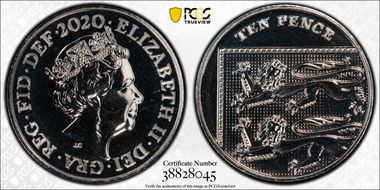 2020 10p S-F8 MS67