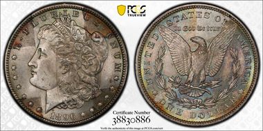 1896 $1 MS64