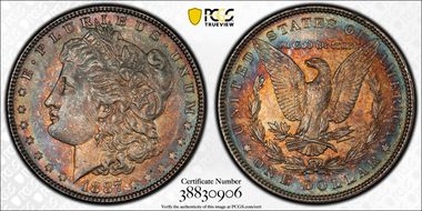 1887 $1 MS64