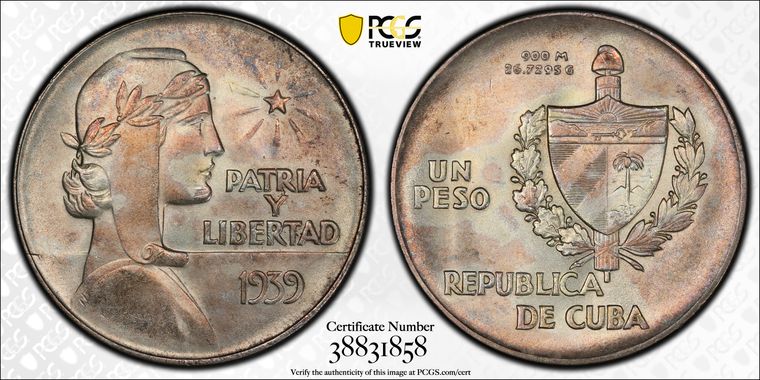 Cert 38831858 - Coin Image