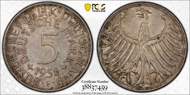 1958-F 5 Mk J-387 MS63