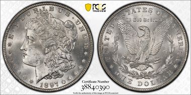 1897 $1 MS64