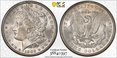1902 $1 MS63