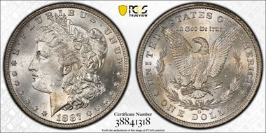 1887-O $1 MS63