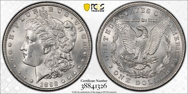 1892 $1 MS63
