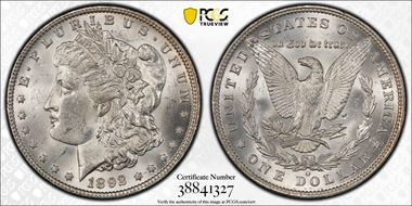 1892-O $1 MS62