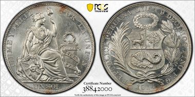 1914-FG Sol KM-196.26 Ag MS63