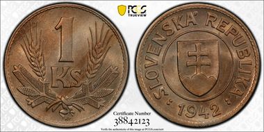 1942 Koruna MS64