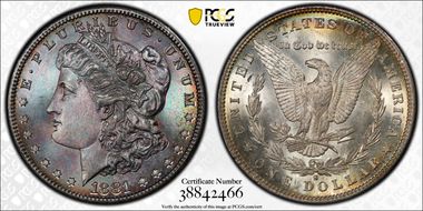 1881-S $1 MS65
