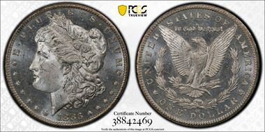 1883-CC $1 MS63