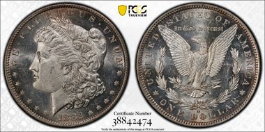 1882-O $1 MS62