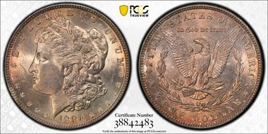 1886 $1 MS64