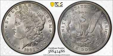 1883 $1 MS63