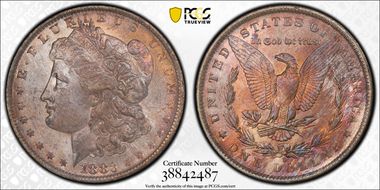 1883-O $1 MS63