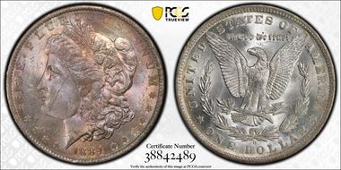 1884-O $1 MS64