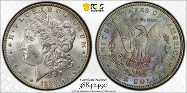 1885 $1 MS63