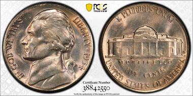 1954-S 5C DDR FS-801 MS66