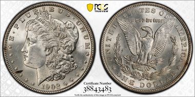 1902 $1 MS64