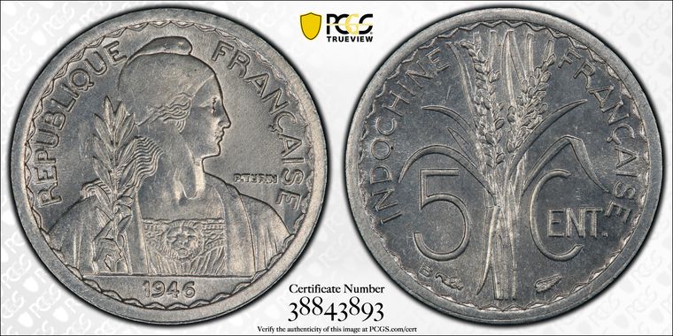 Cert 38843893 - Coin Image