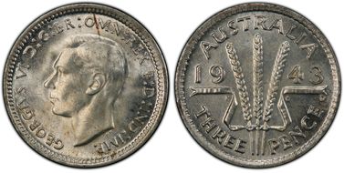 1943-D 3D KM-37  Ag MS65