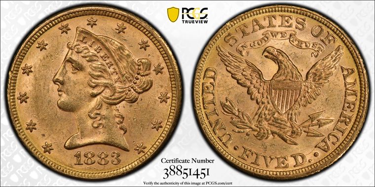 Cert 38851451 - Coin Image