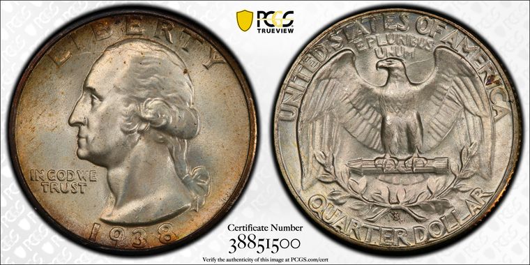 Cert 38851500 - Coin Image