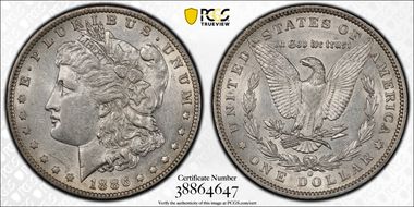 1886-O $1 AU53