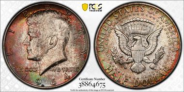 1964-D 50C MS66+