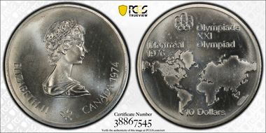 1974 $10 Map Mule MS66