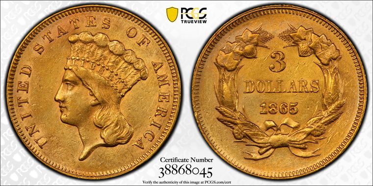 Cert 38868045 - Coin Image