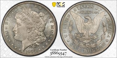 1884-O $1 AU58