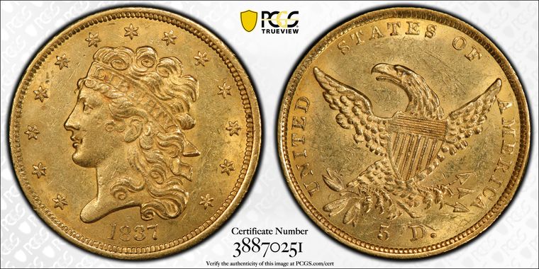 Cert 38870251 - Coin Image