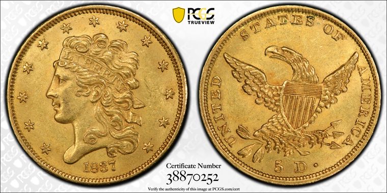 Cert 38870252 - Coin Image