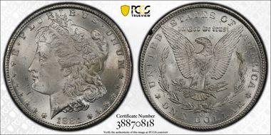 1884-CC $1 GSA Hoard MS64+