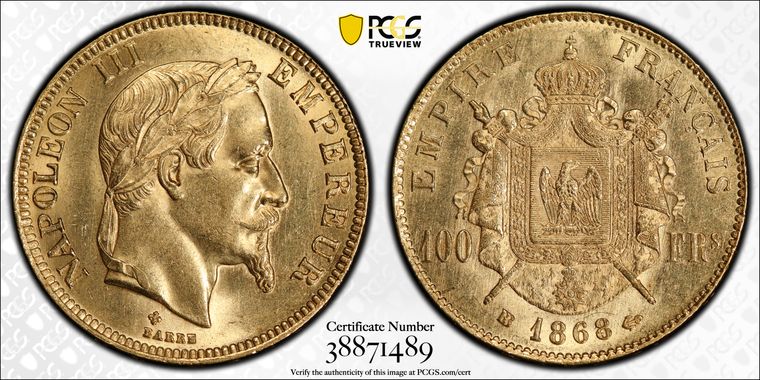 Cert 38871489 - Coin Image