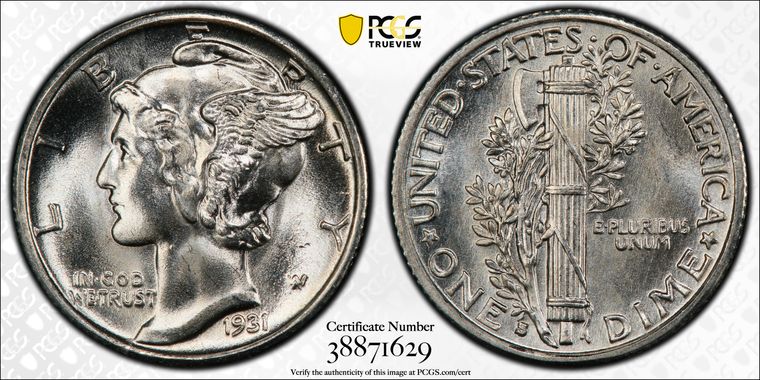 Cert 38871629 - Coin Image