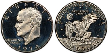 1974-S $1 Clad PR67CAM