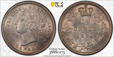 1870 10C Narrow Date, Wide 0/0 N1