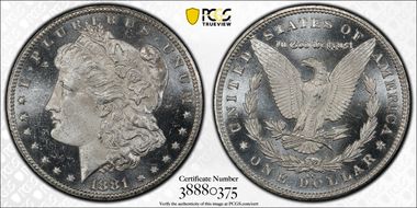 1881-CC $1 MS63PL